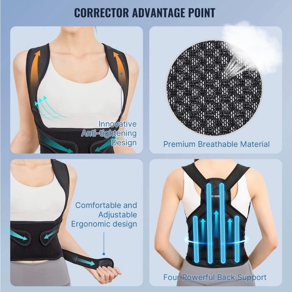 No longer available Fit Geno back brace posture corrector men/women size M new - Picture 5 of 10